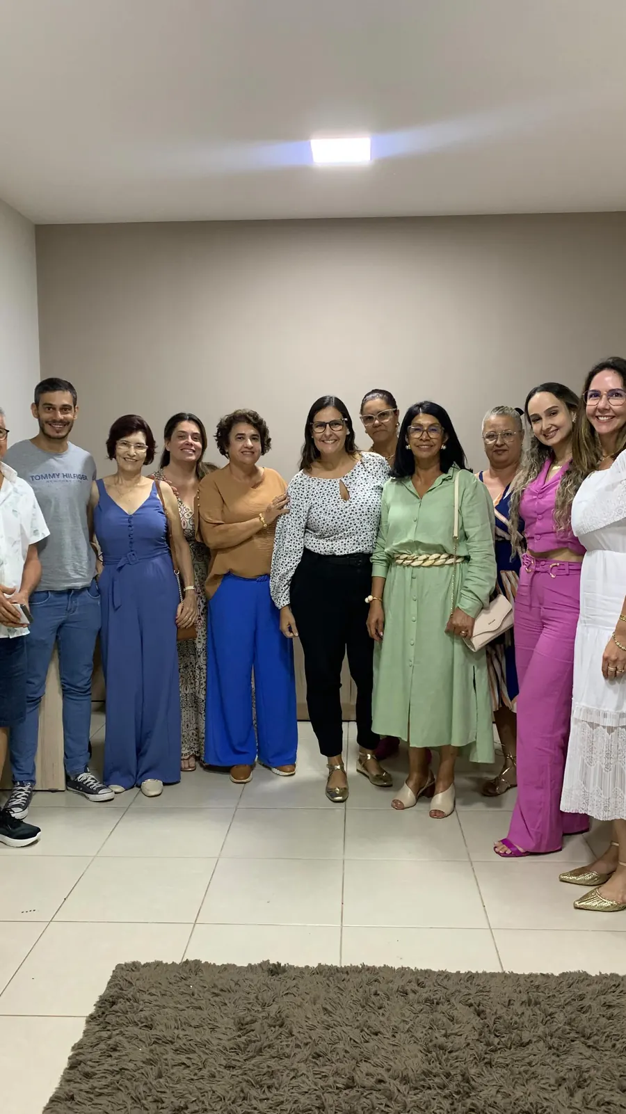 Encontro de mentoria em grupo conduzido por Patrícia